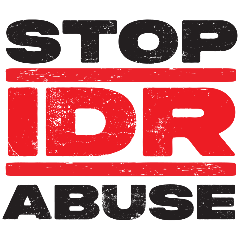 StopIDRlogo Stop IDR Abuse